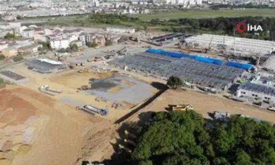 Sancaktepe'deki Pandemi Hastanesi Yapımı Çok Hızlı Devam ediyor